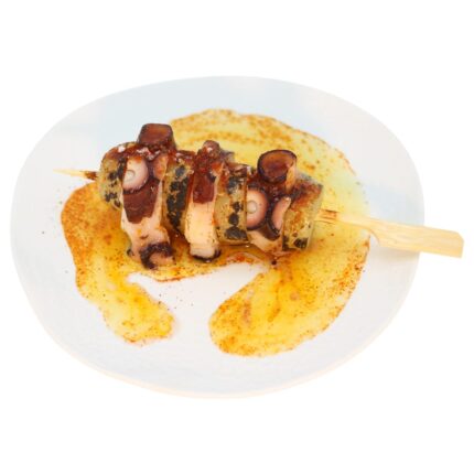 Brocheta de Pulpo a feria con patata