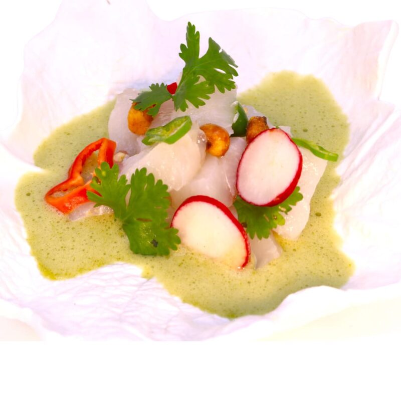 Ceviche tradicional de Corvina