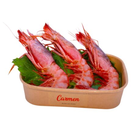 Gamba Roja Mediterranea ( Palamos . Vilanova ) Ración Extra.Grande.Mediana Racion Delivery